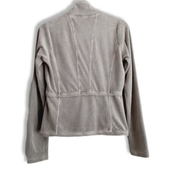 SANDWICH Soft Velvet Button Down Cardigan Gray Sz S - Picture 6 of 10